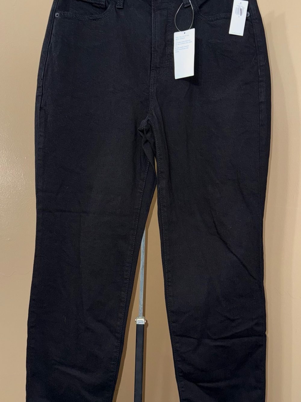 NWT OLD NAVY O.G. Straight High-Rise Classic Black Women's Jeans. Size 8.